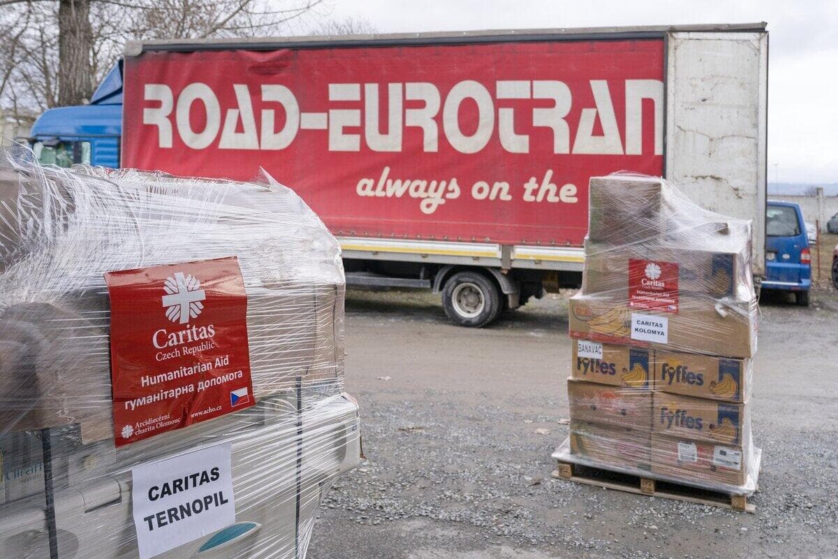 Další kamion s pomocí na Ukrajinu odjel právě v den výročí války