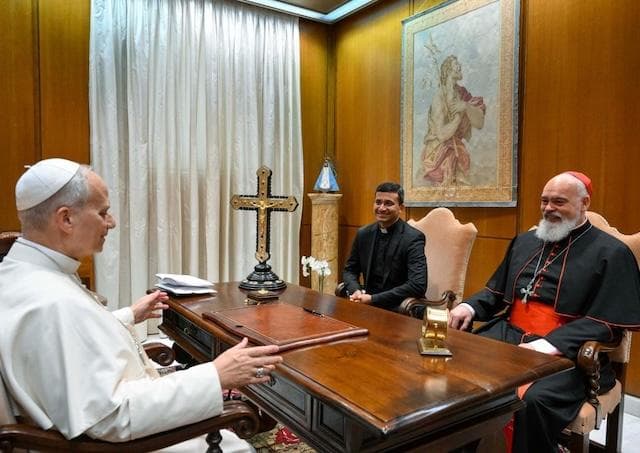 Papež se setkal s kardinálem Dominique J. Mathieuem, arcibiskupem Teheránu