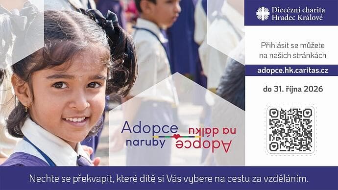 Diecézní charita Hradec Králové spustila přihlašování do dalšího ročníku projektu Adopce naruby.