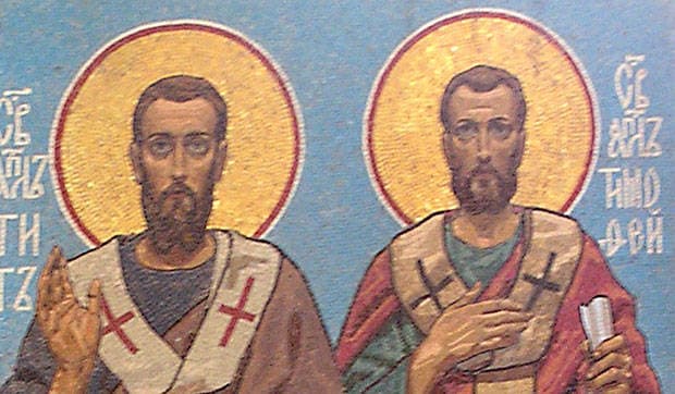 Svatí Timoteus a Titus, hrdinové apoštolských listů