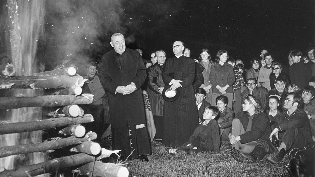 Don Trochta světil i v teplákách