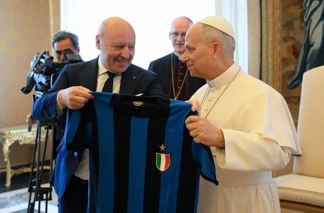 Papež k fotbalistům z Interu: Úspěch s sebou nese odpovědnost