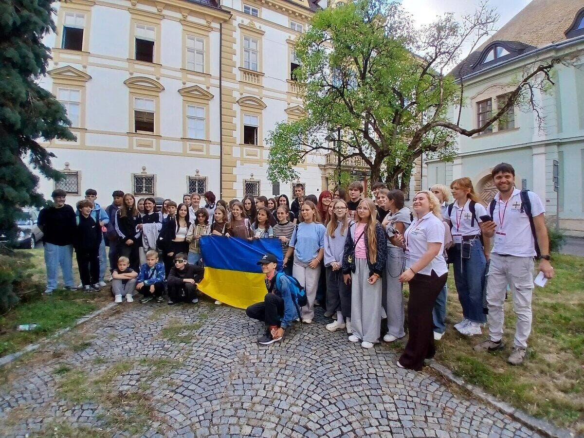 Děti z Ukrajiny prožily v Olomouci deset dní v bezpečí a klidu