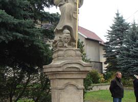 Reinstalace sochy sv. Prokopa v Mukově