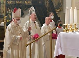 Mše svatá v litoměřické katedrále na závěr občanského roku 2021