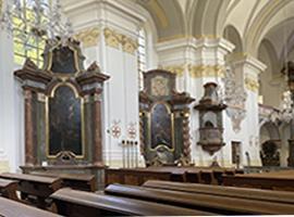 Zrestaurovaná malířská výzdoba v kostele v Konojedech
