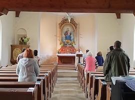 Posvícení v kostele Panny Marie Pomocnice křesťanů v Čeřeništi v roce 2022