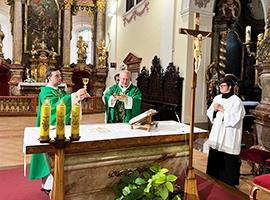 Chargé d’affaires Mons. Giuseppe Silvestrini navštívil Litoměřice