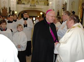 Kněží a jáhnové prožili s biskupem Janem Baxantem Missu chrismatis