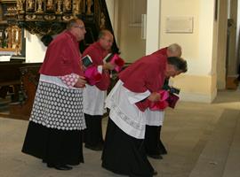 V Litoměřicích se sešli členové Katedrální kapituly u sv. Štěpána v Litoměřicích