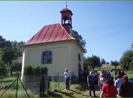 První výroční mše svatá v kapli sv. Floriána v Náhlově