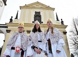 Tři králové navštívili litoměřické biskupství