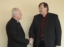 Litoměřický biskup navštívil rektora UJEP