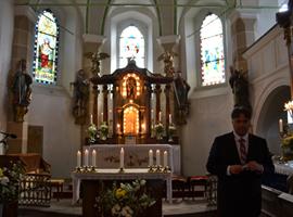 Pastorační návštěva Mons. Jana Baxanta farnosti v Chřibské