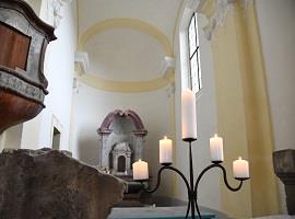 V kostele sv. Martina v Mlékojedech byla dokončena rekonstrukce interiéru 